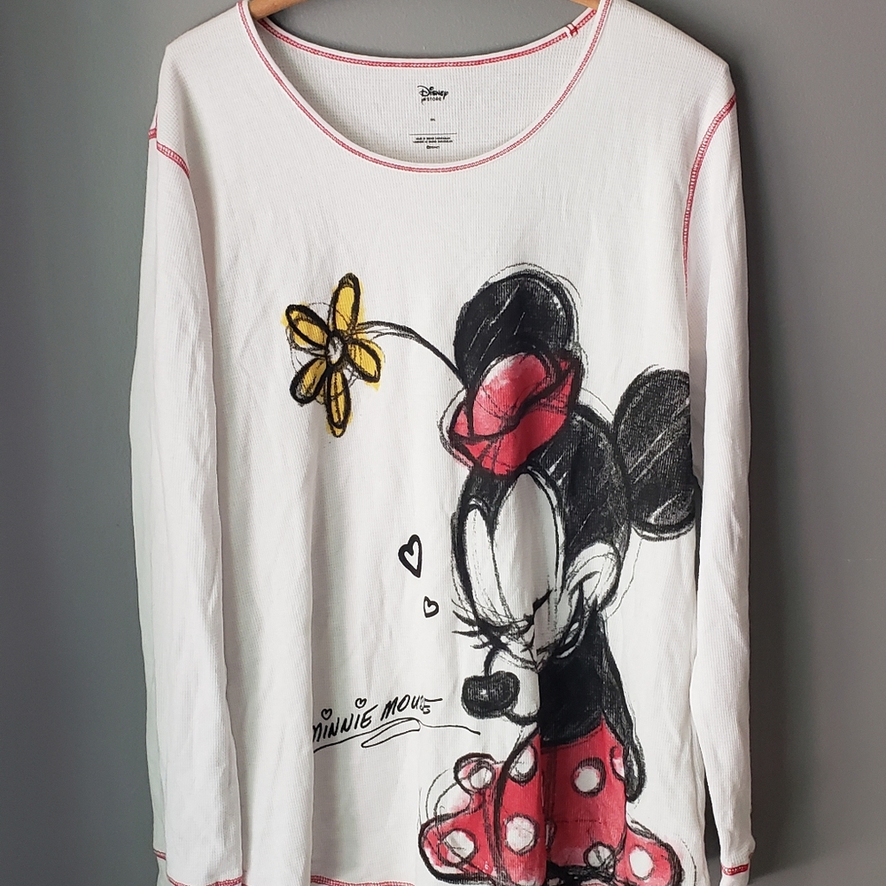 Disney Store womans long sleeve thermal top